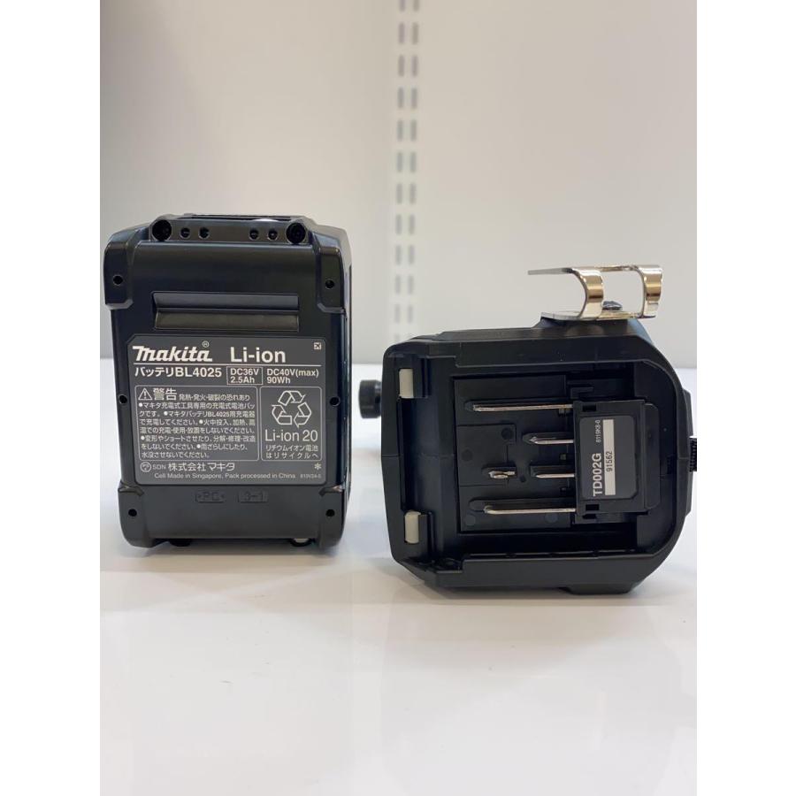 makita◇インパクトドライバー TD002GDXAP バッテリBL4025×2本 makita◇インパクトドライバー TD002GDXAP バッテリBL4025×2本