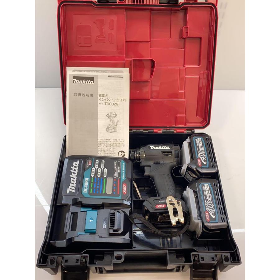 makita◇インパクトドライバー TD002GDXAP バッテリBL4025×2本 makita◇インパクトドライバー TD002GDXAP バッテリBL4025×2本