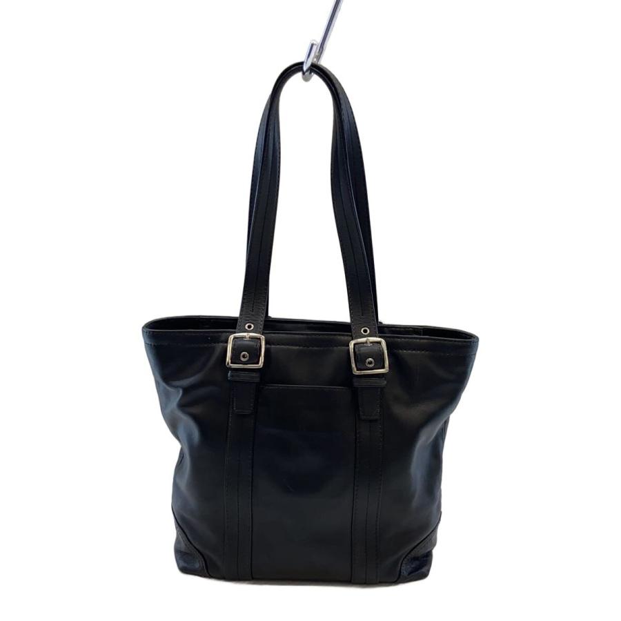 COACH◇トートバッグ/レザー/BLK/無地/OLD : セカンドストリートYahoo