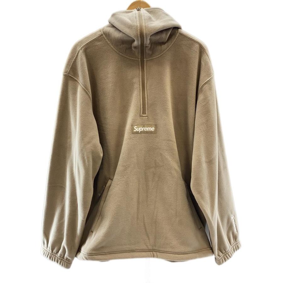 Supreme◇パーカー/XL/ポリエステル/BEG/無地 : セカンドストリート