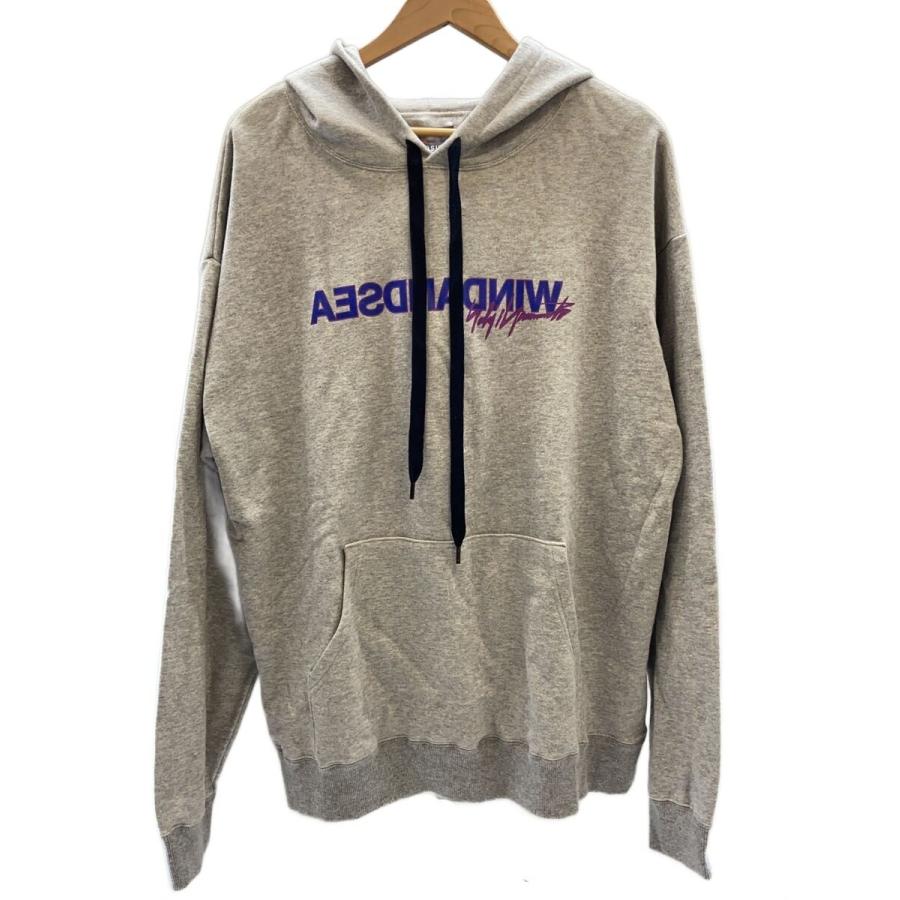 WIND AND SEA◇パーカー/4/コットン/GRY/SE-T15-026-1 : セカンド