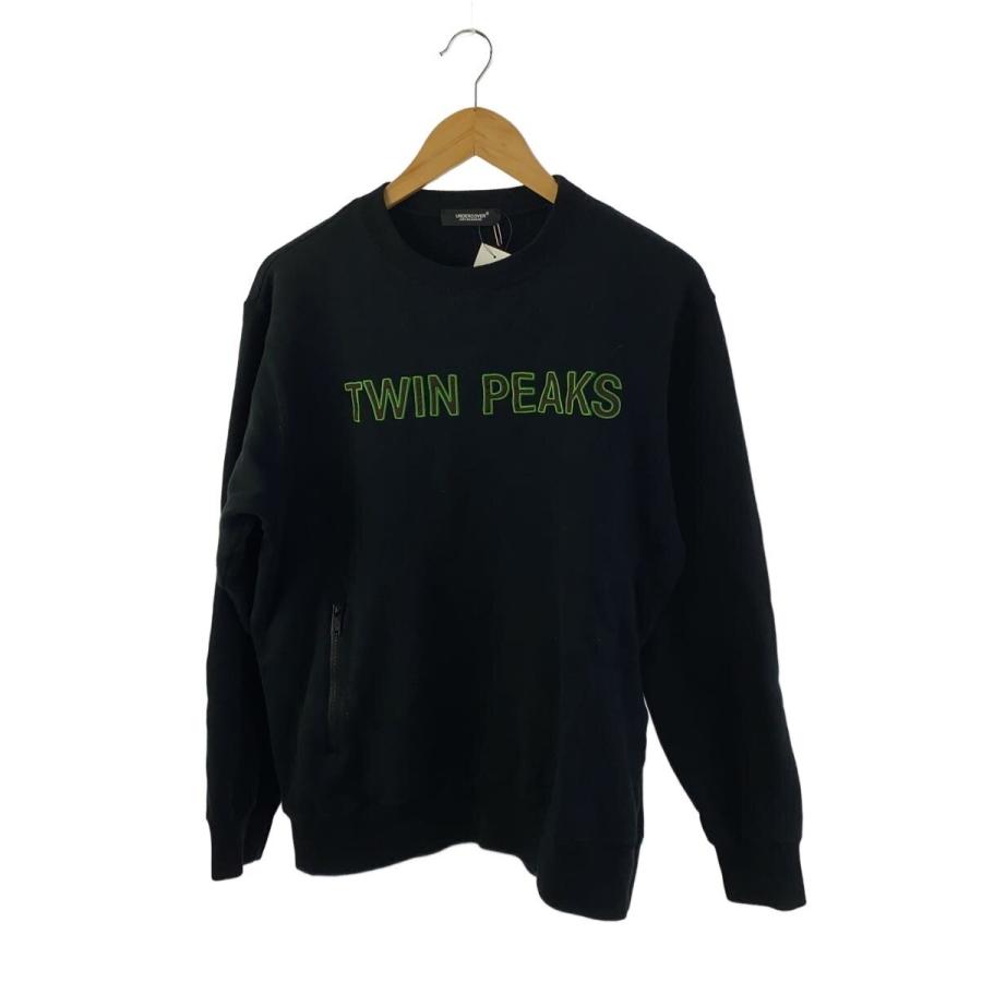 UNDERCOVER × TWIN PEAKS クルーネックスウェット UNDERCOVER◇×TWIN PEAKS/スウェット/2/コットン/BLK/UC2D4802-1