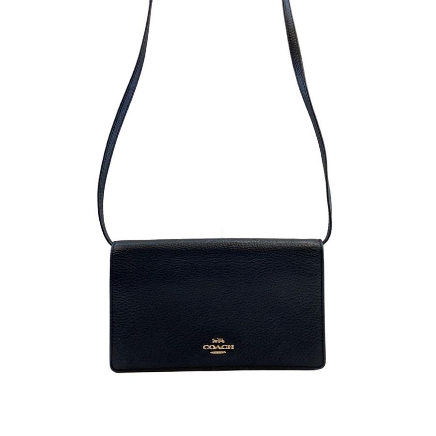 COACH◇ショルダーウォレット/--/BLK/F30256// : セカンドストリート 