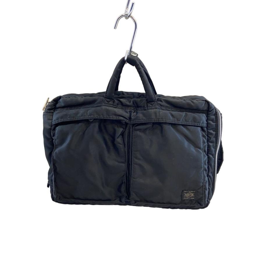 PORTER ポーター タンカー 3WAY ブリーフケース　ストラップ欠品 PORTER◇ショルダーストラップ欠品/汚れ有/TANKER/3WAY/ブリーフケース