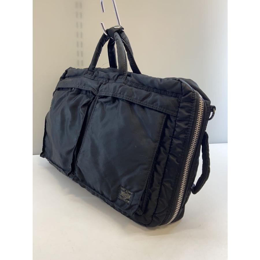 PORTER◇ショルダーストラップ欠品/汚れ有/TANKER/3WAY/ブリーフケース