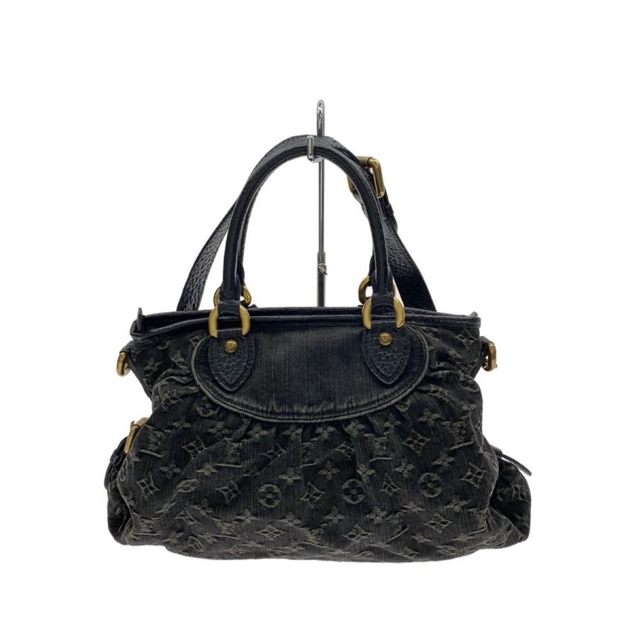 コジコジデニムルイヴィトンネオカヴィ LOUIS VUITTON◇ネオ・カビィMM_モノグラム・デニム/デニム/BLK/総柄
