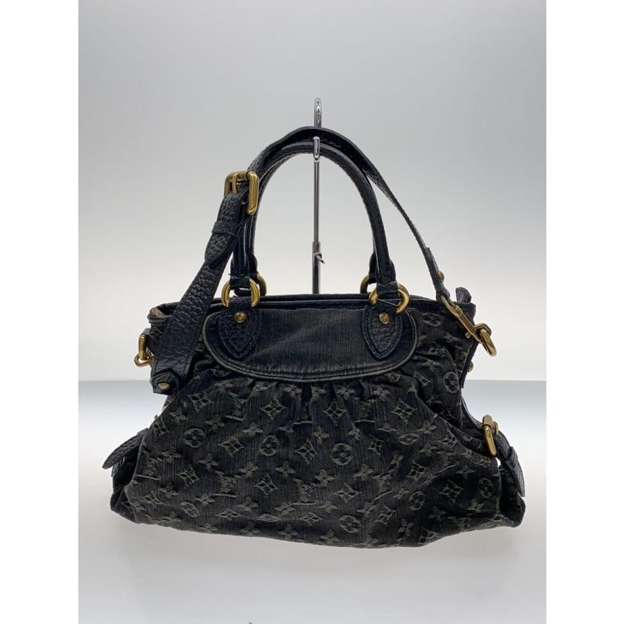 LOUIS VUITTON◇ネオ・カビィMM_モノグラム・デニム/デニム/BLK/総柄