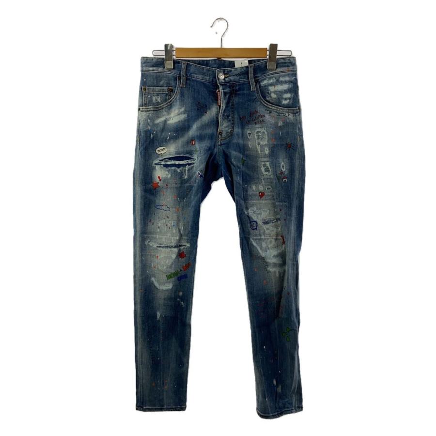 DSQUARED2◇スキニーパンツ/46/コットン/IDG/S74LB0942 S30708 