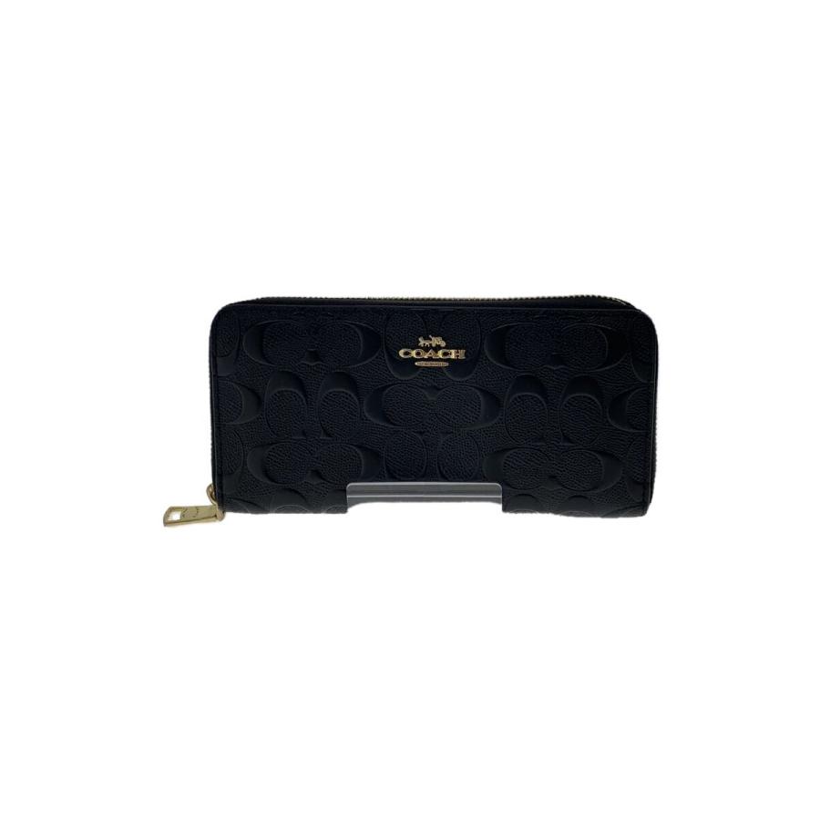 COACH コーチ　長財布 F53834 ブラック　ラウンドジップ　新品未使用 COACH◇長財布/レザー/BLK/レディース/F53834 : セカンドストリート