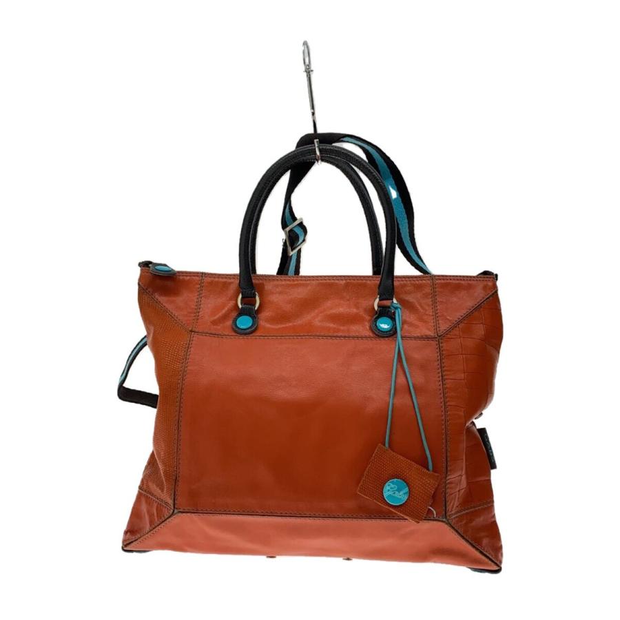 GABS◇トートバッグ/レザー/ORN/無地 : セカンドストリートYahoo!店