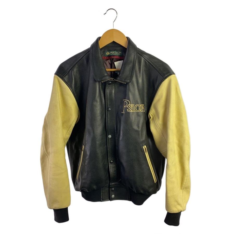 PAIR SLOPE◇レザージャケット・ブルゾン/L/レザー/BLK// : セカンド