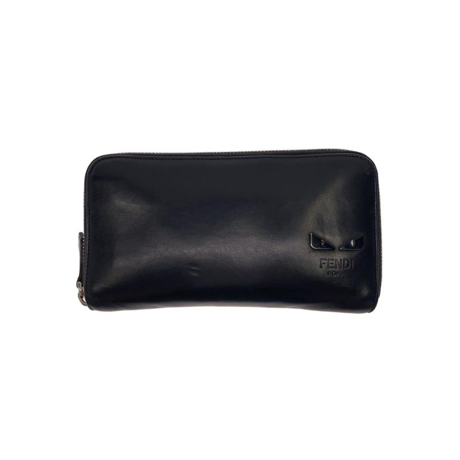 フェンディ長財布（男女兼用） FENDI◇長財布/レザー/BLK/メンズ// : セカンドストリートYahoo!店