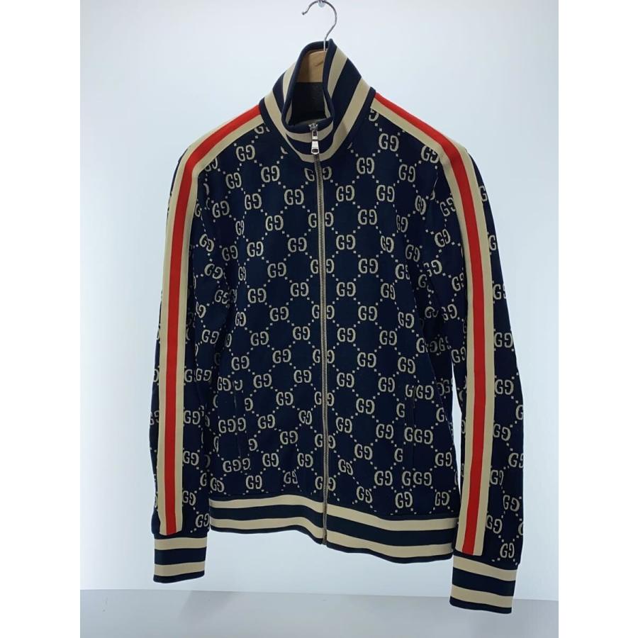 GUCCI◇ジャージ/L/ポリエステル/NVY/総柄/496919 X9V05 : セカンド