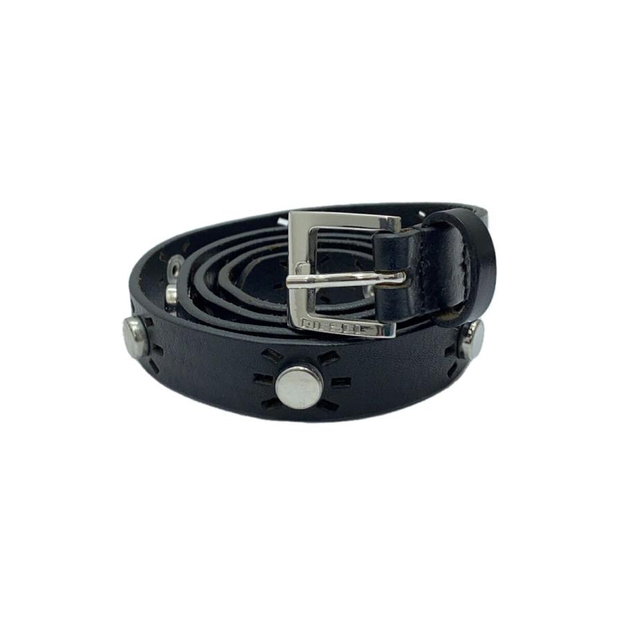 DIESEL◇ベルト/レザー/BLK/レディース : セカンドストリートYahoo!店