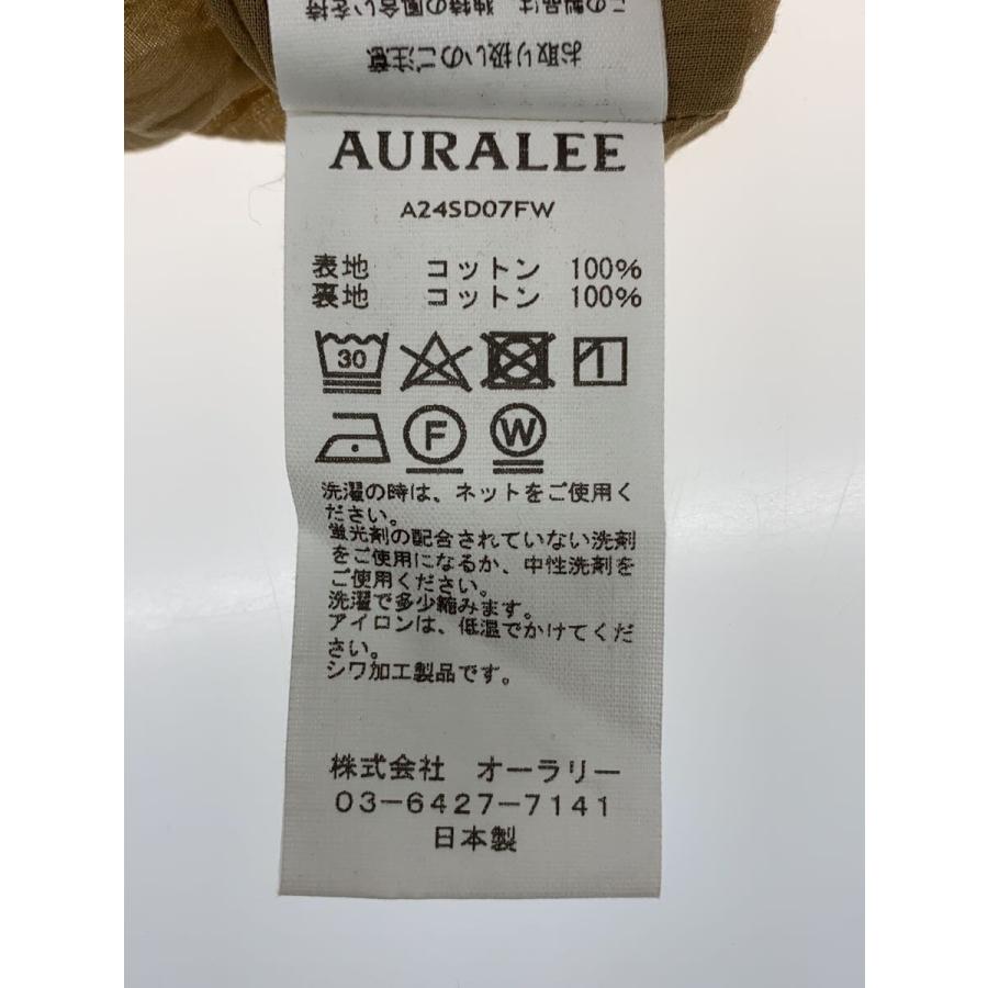 AURALEE◆ノースリーブワンピース/O/コットン/ブラウン/A24SD07FWの画像