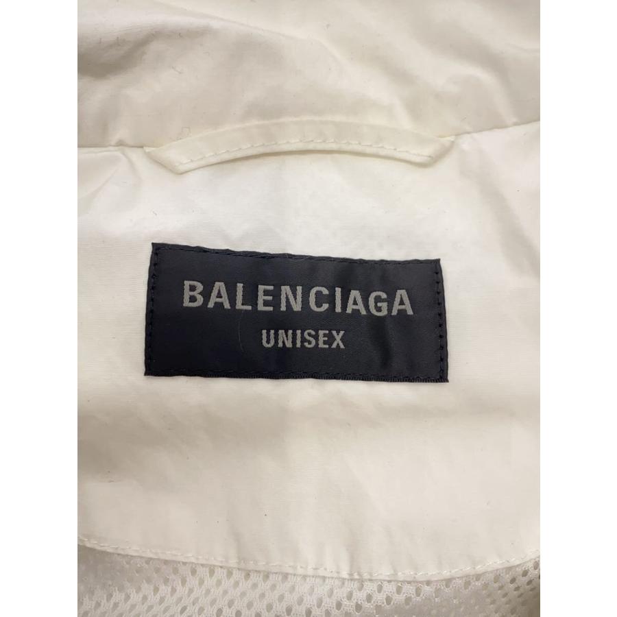 BALENCIAGA◇ナイロンジャケット/S/ナイロン/WHT/無地/763436