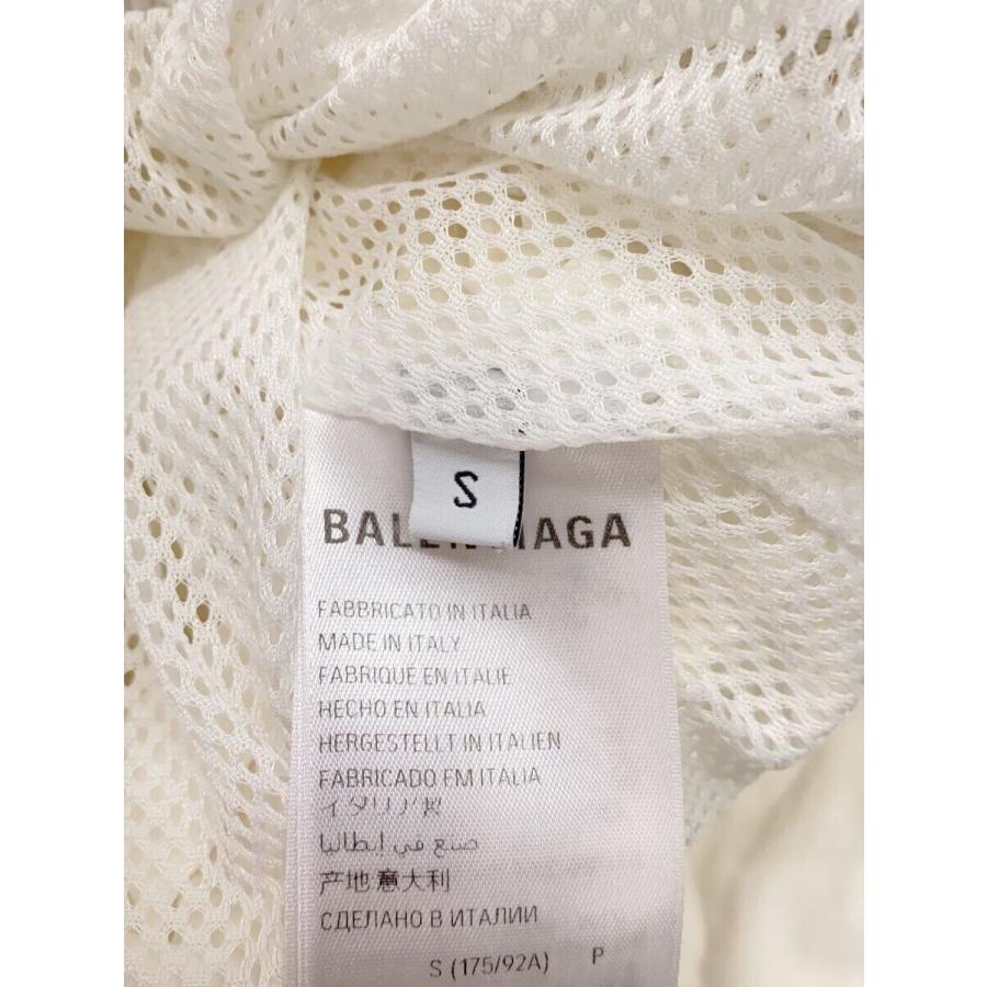 BALENCIAGA◇ナイロンジャケット/S/ナイロン/WHT/無地/763436