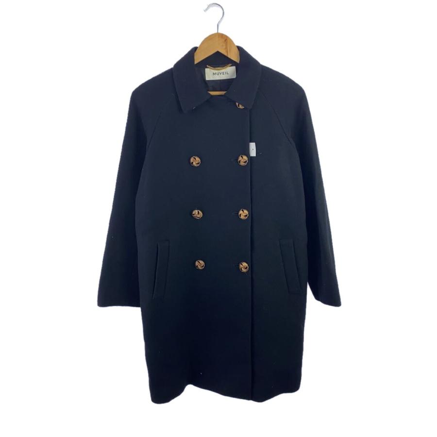 MUVEIL◇コート/36/ウール/ブラック/MA83FC009// : セカンドストリート