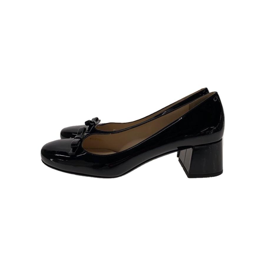 PRADA◇プラタ/?パンプス/36/ブラック/DNC672 中古・古着通販