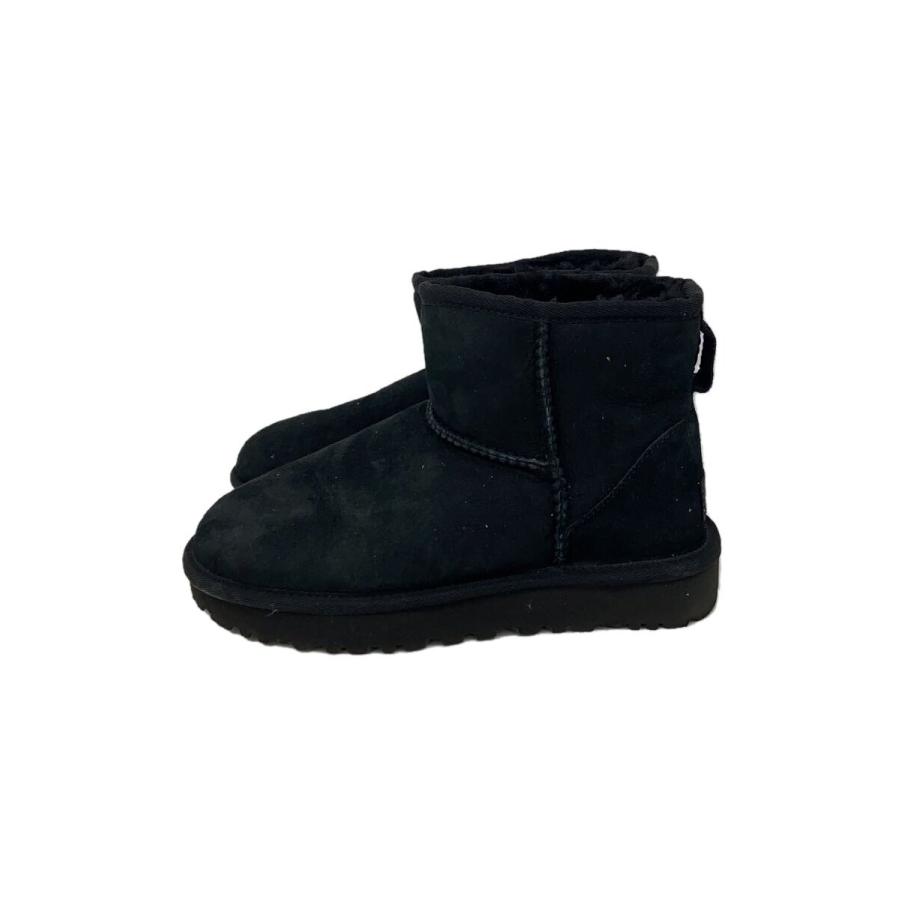 UGG australia◇クラシックミニII/ブーツ/22cm/BLK/スウェード/1016222