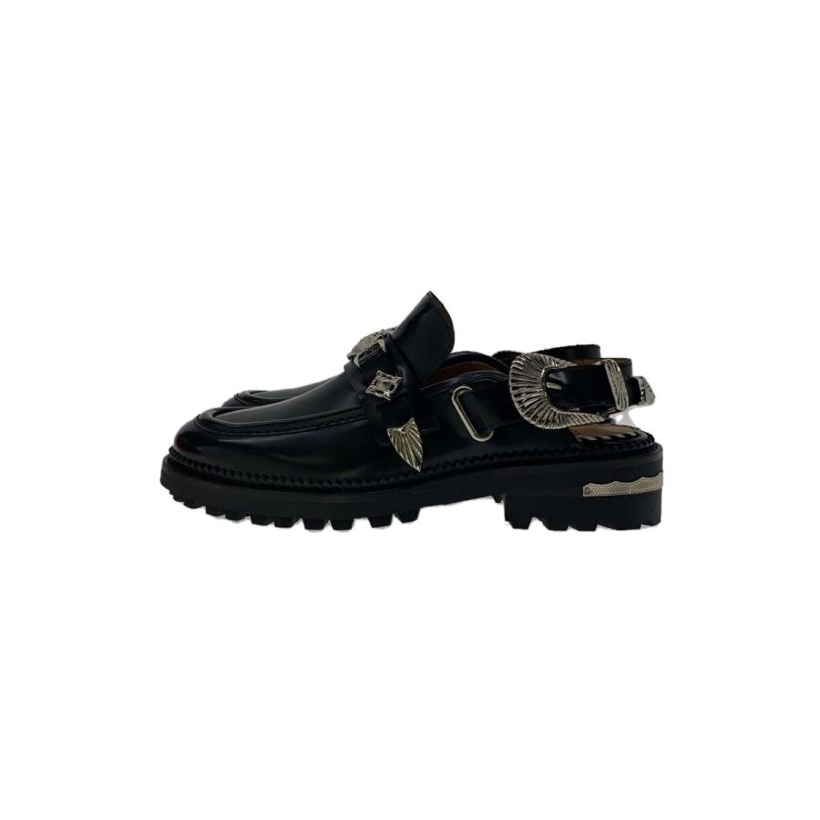 TOGA PULLA◇METAL MULE LOAFER/シューズ/36/BLK : セカンドストリート