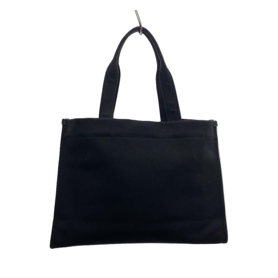 TORY BURCH◇トートバッグ/キャンバス/BLK/10008684 : セカンド TORY BURCH◇トートバッグ/キャンバス/BLK/10008684 : セカンド