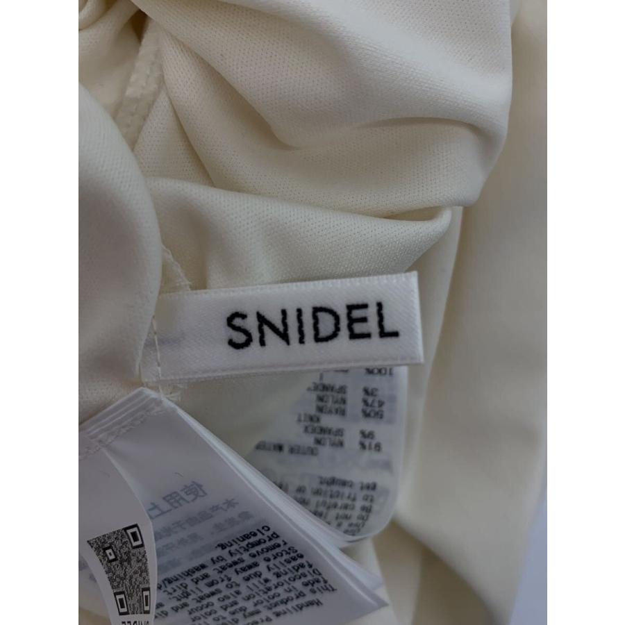 SNIDEL◇25ss/レースポロドレス/1/ナイロン/WHT/SWFO251120