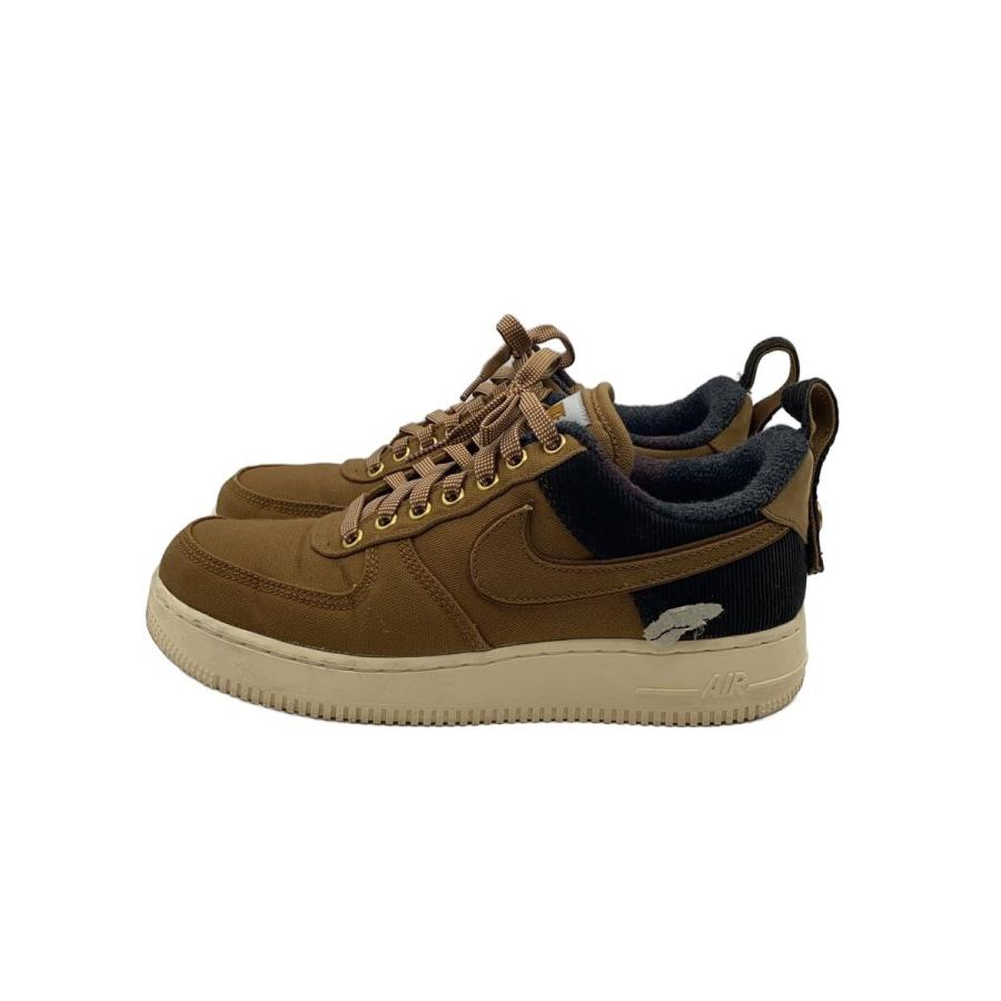 NIKE◇AIR FORCE 1 07 PRM WIP/エアフォースプレミアム/ブラウン 