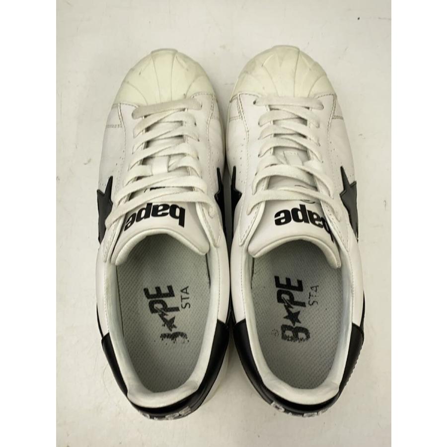 A BATHING APE◆SKULL STA/ローカットスニーカー/26.5cm/WHT/191005M//の画像