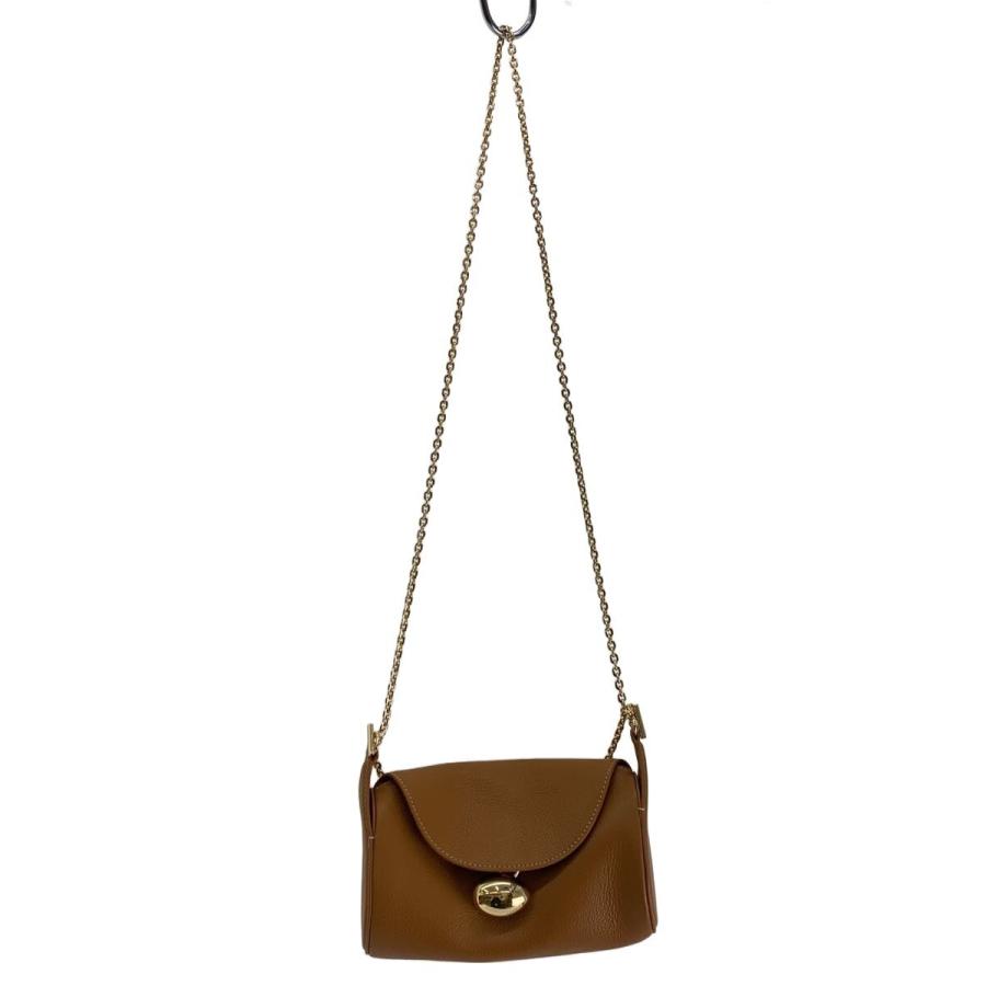 CAFUNE◇MINI DROP DUFFEL/ショルダーバッグ/レザー/CML// : セカンド
