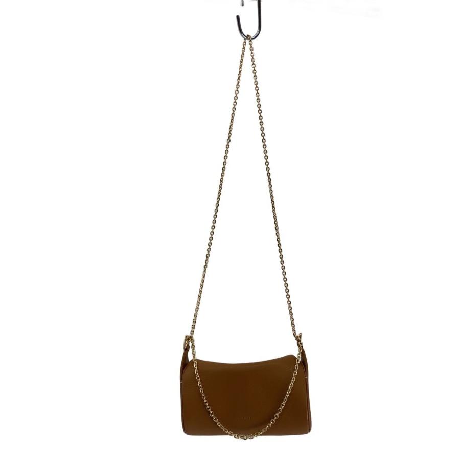 CAFUNE◇MINI DROP DUFFEL/ショルダーバッグ/レザー/CML// : セカンド