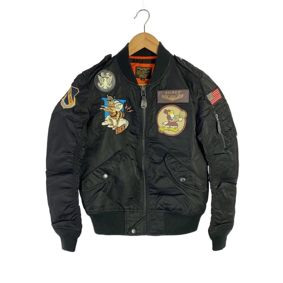 AVIREX フライトジャケット 2XL AVIREX◇フライトジャケット/FREE/ナイロン/BLK/6162128 : セカンド
