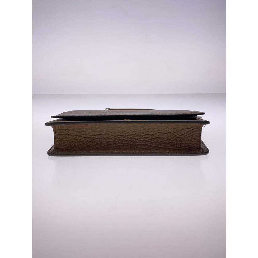 Maison Margiela◆チェーンウォレット/ショルダーバッグ/レザー/CML/無地/S56UI0147 P4455_3