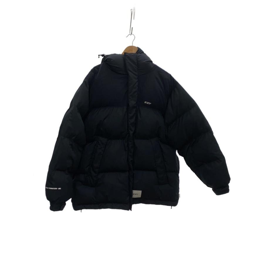 WTAPS◇ダウンジャケット/3/ポリエステル/BLK/無地/222BRDT-JKM03