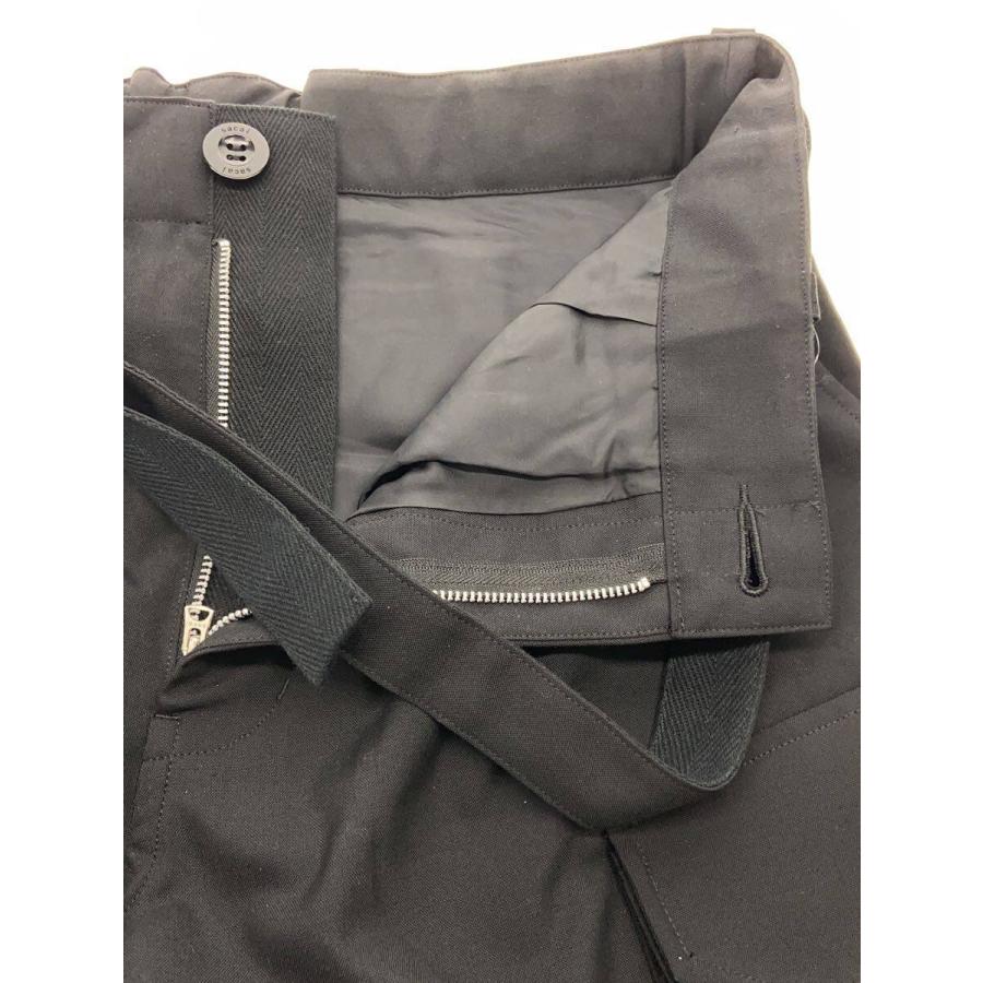 sacai◇カーゴパンツ/3/ポリエステル/BLK/25-03884M : セカンド