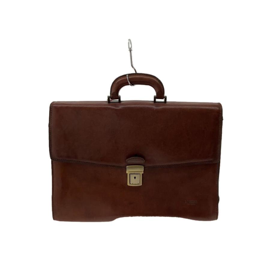 I MEDICI◆バッグ/レザー/BRW/無地 | 