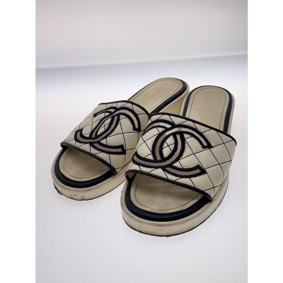 CHANEL◇サンダル/37.5/CRM/レザー/G35903 : セカンドストリート CHANEL◇サンダル/37.5/CRM/レザー/G35903 : セカンドストリート