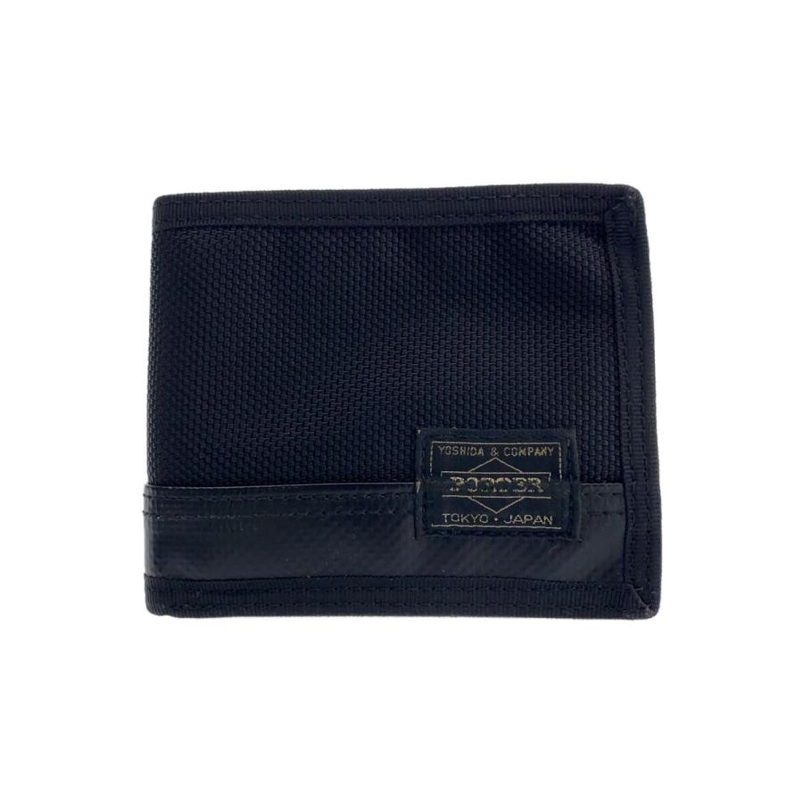 PORTER◇2つ折り財布/ナイロン/BLK/メンズ/703-07976 : セカンド 