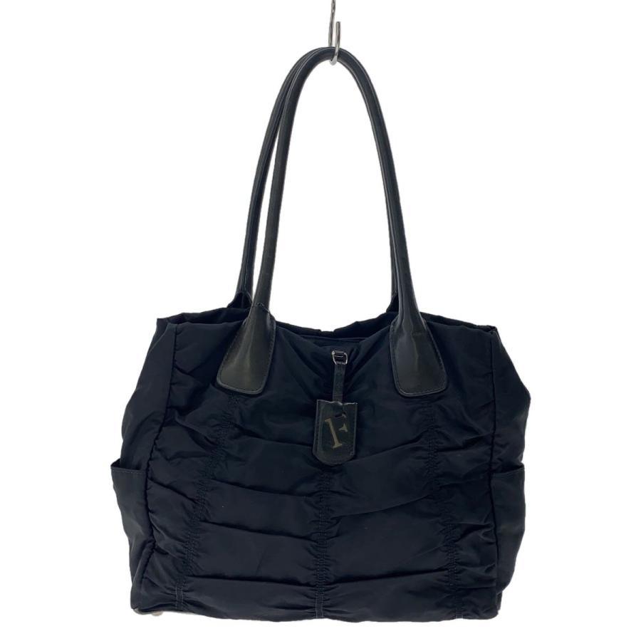 FURLA◇トートバッグ/ナイロン/BLK : セカンドストリートYahoo!店