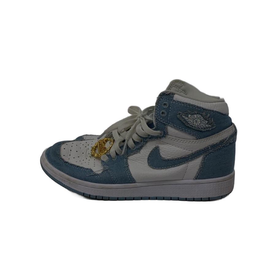 NIKE◇AJ 1 RETRO HIGH OG_エアジョーダン レトロ ハイ OG/24cm/BLU 