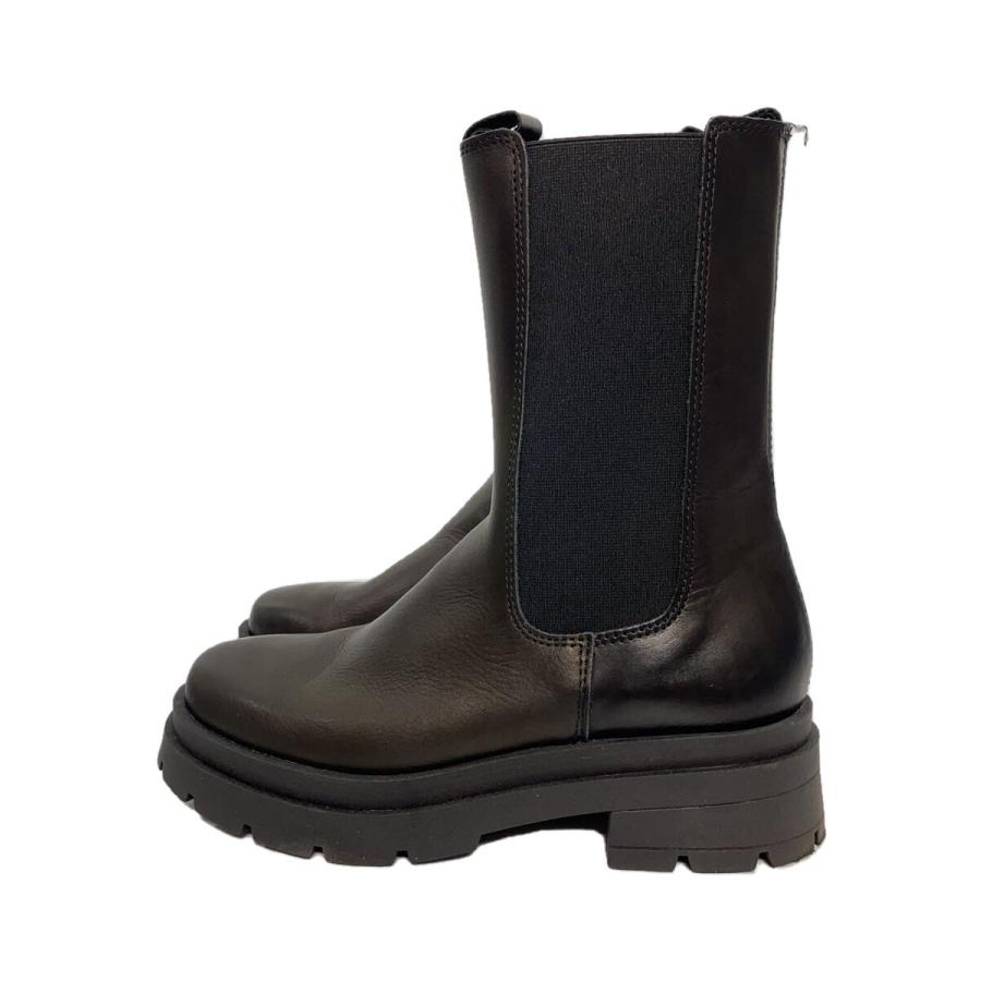 ENESS サイドゴアブーツ ブラック 38 ENESS◇サイドゴアブーツ/38/BLK/レザー : セカンドストリートYahoo!店