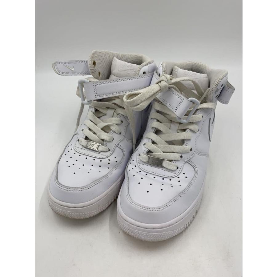 NIKE◇AIR FORCE 1 MID 07_エアフォース ミッド 07/25cm/WHT 