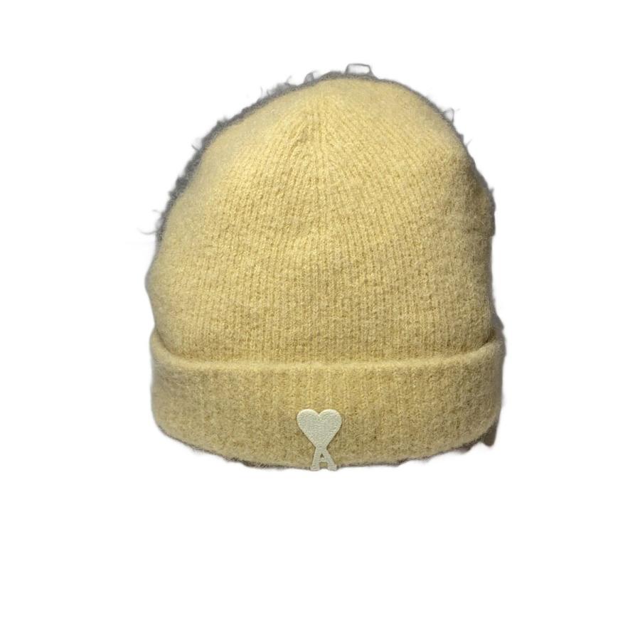 AMI Alexandre Mattiussi / ニットキャップ/--/アルパカ/PNK/レディース AMI Alexandre Mattiussi◇ニットキャップ/--/アルパカ/BEG/無地