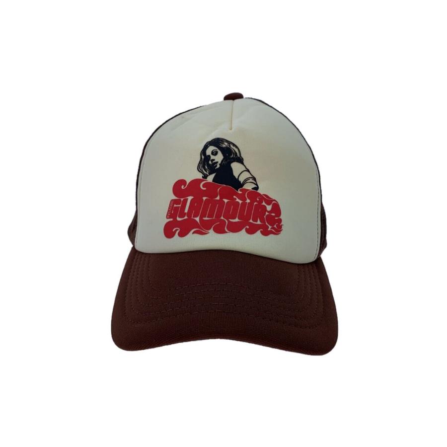 HYSTERIC GLAMOUR◇メッシュキャップ/FREE/ポリエステル/BRW HYSTERIC GLAMOUR◇メッシュキャップ/FREE/ポリエステル/BRW