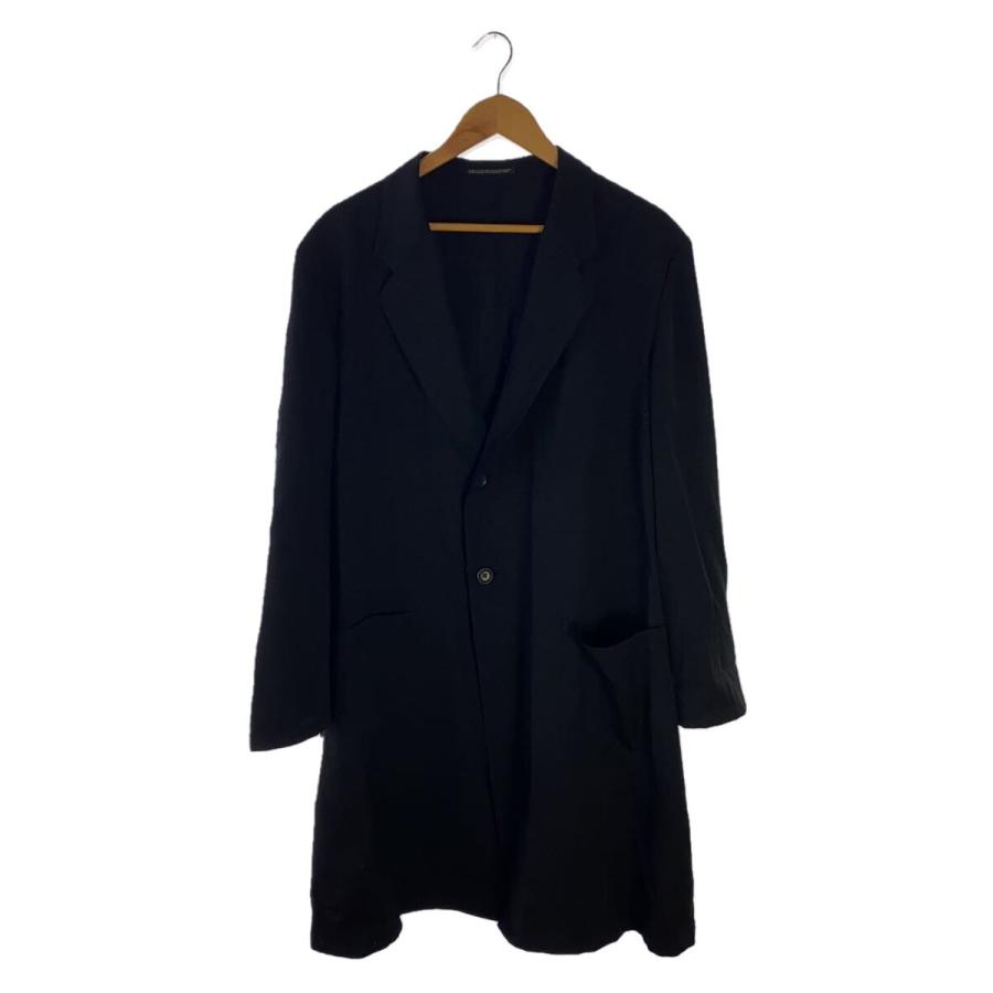 yohji yamamoto POUR HOMME◇コート/2/ウール/BLK/HS-J04-100