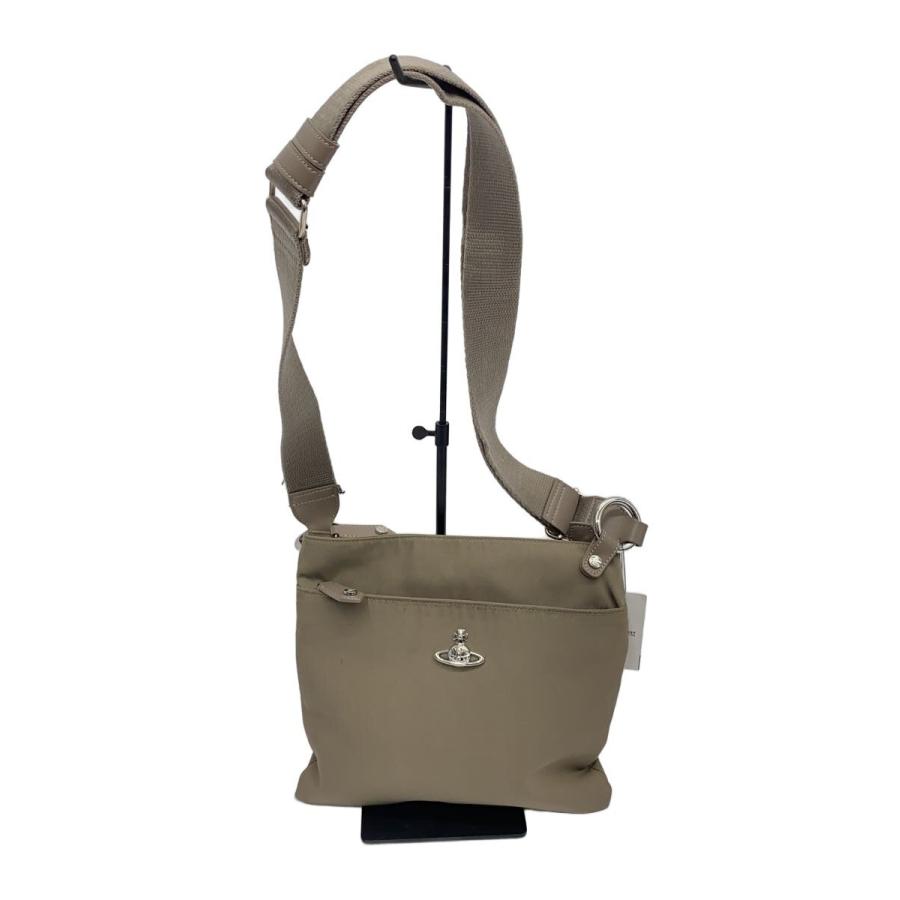 Vivienne Westwood◇ショルダーバッグ/ナイロン/GRY/無地 : セカンド