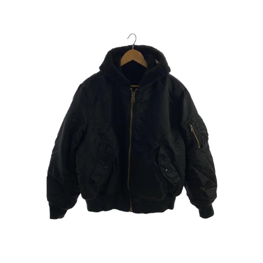 ジャケット・アウター Supreme Reversible MA-1 Jacket Supreme◇Faux Fur Reversible MA-1/ジャケット/M/ナイロン/BLK/051305