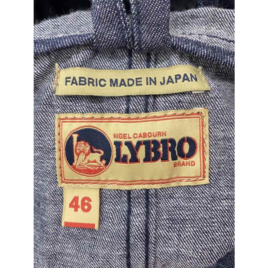 Nigel Cabourn◇LYBRO/つなぎ/オールインワン/46/デニム/IDG Nigel Cabourn◇LYBRO/つなぎ/オールインワン/46/デニム/IDG