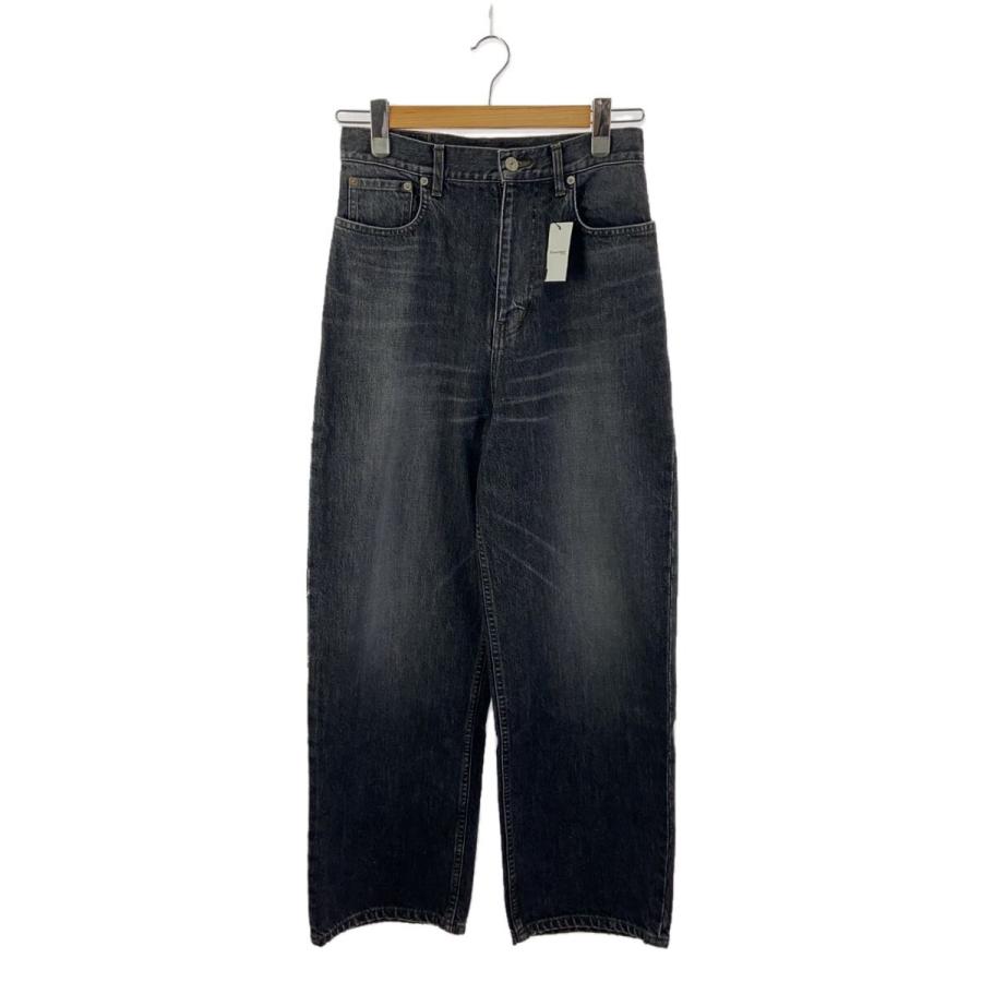 ok.soon wide denim 黒 size2 OK.SOON/オクスン/original wide denim/ワイドパンツ/1/デニム/GRY