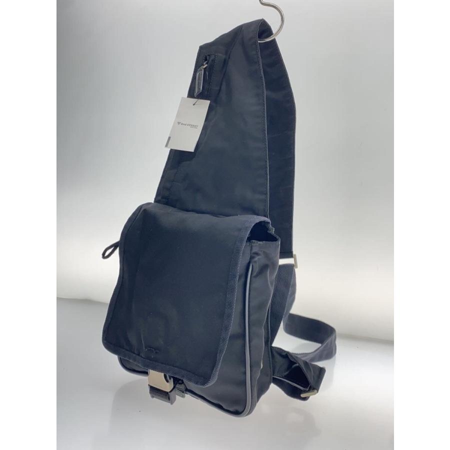 PRADA プラダ ボディバッグ ナイロン ブラック PRADA◇ボディバッグ/ショルダーバッグ/ナイロン/BLK : セカンド